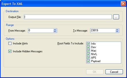 Export Data to XML form - Figure 224